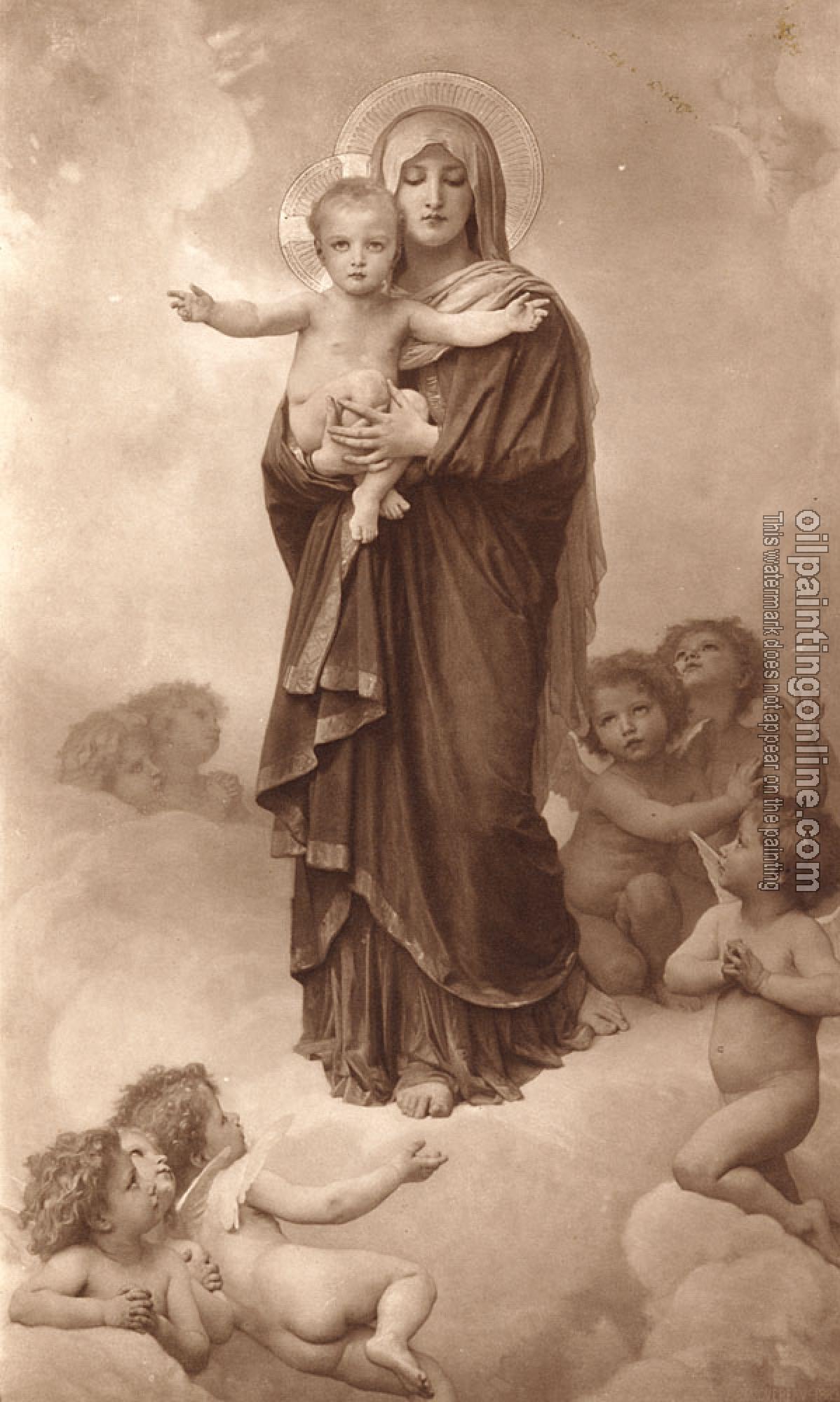 Bouguereau, William-Adolphe - Notre-Dame des Anges, Our Lady of the Angels